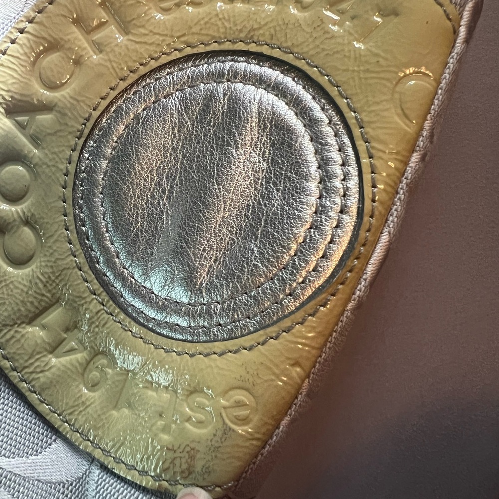 Coach Patchwork Collection purse, gray - Picture 7 of 8